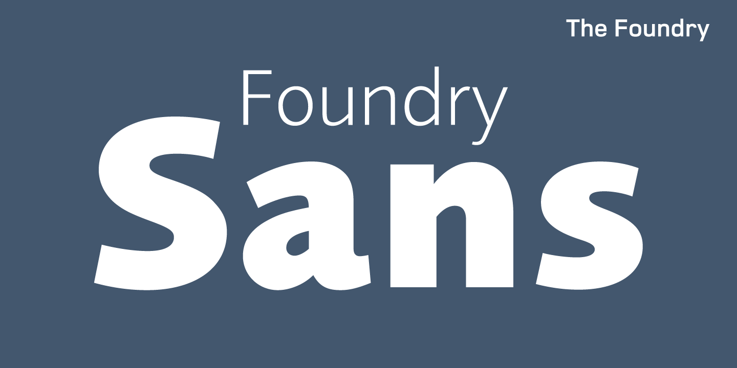 Font Foundry Sans